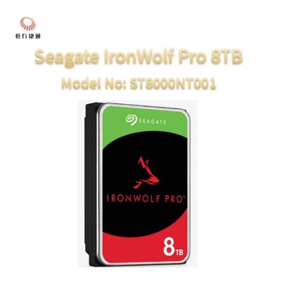 Seagate Ironwolf Pro 8TB Model No: ST8000NT001