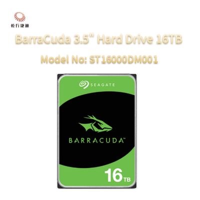 Ổ cứng 3.5" Seagate BarraCuda 16TB Mã số: ST16000DM001
