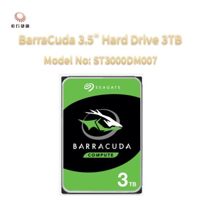 Ổ cứng Seagate BarraCuda 3.5" 3TB Mã số: ST3000DM007