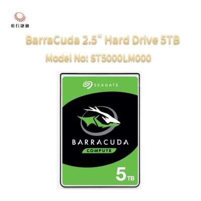 Seagate BarraCuda ổ cứng 2,5" 5TB Số mô hình: ST5000LM000