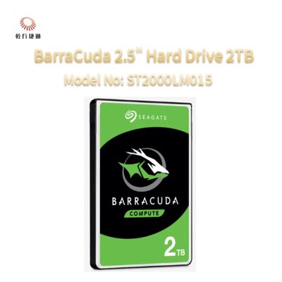 Seagate BarraCuda ổ cứng 2,5" 2TB Số mô hình: ST2000LM015