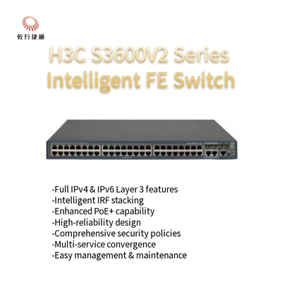 Bộ chuyển mạch Ethernet nhanh IRF thông minh dòng H3C S3600V2 S3600V2-52TP-SI