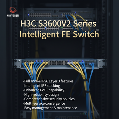 Bộ chuyển mạch Ethernet nhanh IRF thông minh dòng H3C S3600V2 S3600V2-52TP-SI