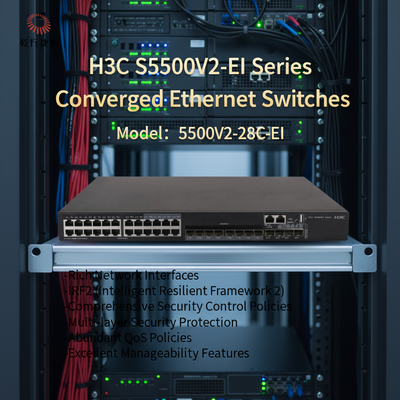 H3C S5500V2-EI Series S5500V2-28C-EI High-performance Converged Ethernet Switches