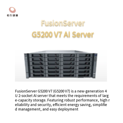 FusionServer G5200 V7 4U AI server1 hoặc 2 x 4/5th Gen Intel Xeon Bộ xử lý có thể mở rộng