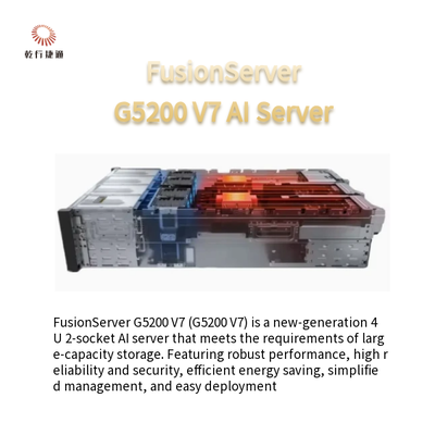 FusionServer G5200 V7 4U AI server1 hoặc 2 x 4/5th Gen Intel Xeon Bộ xử lý có thể mở rộng