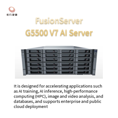 FusionServer G5500 V7 4U máy chủ AI 2 x 4/5th Gen Intel® Xeon® Bộ xử lý có thể mở rộng