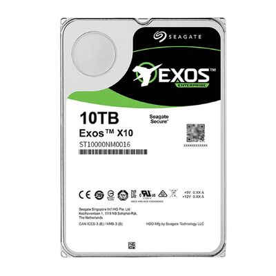 Seagate Exos Enterprise Hard Drives EXOS 10TB Model No: ST10000NM0016