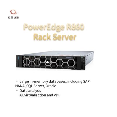 Máy chủ Rack PowerEdge R860 Bộ xử lý Intel Xeon Nhà cung cấp máy chủ Rack 2u