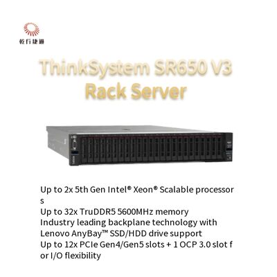 Máy chủ 2U ThinkSystem SR650 V3 của Lenovo | Hỗ trợ nhiều hệ điều hành
