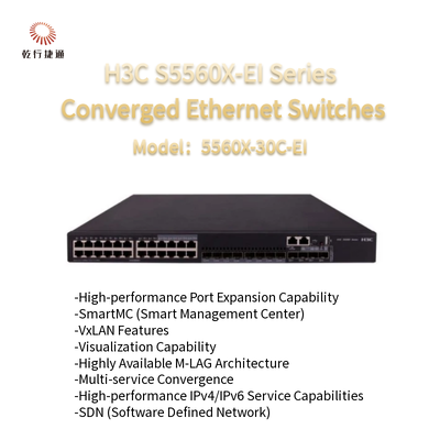 H3C S5560X-EI Series S5560X-30C-EI High-Performance Converged Ethernet Switches